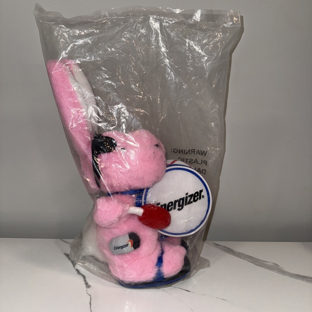 New Energizer Bunny Pink‎ Plush Marching Drum Sun Glasses Flip Flops 2017